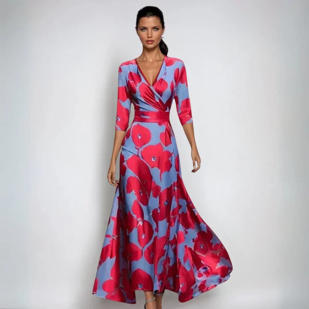 Emily | Robe portefeuille fleurie