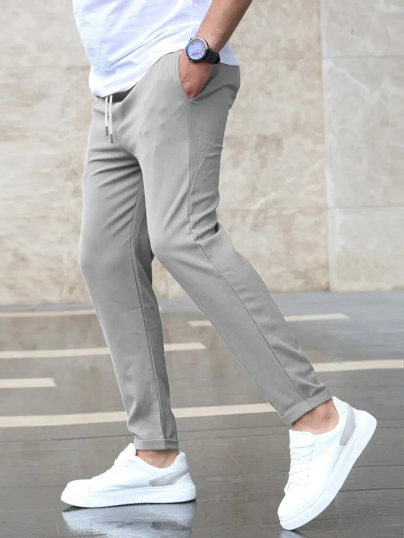 Gino | Pantalon Stretch Élégant – Confort et Style Haut de Gamme