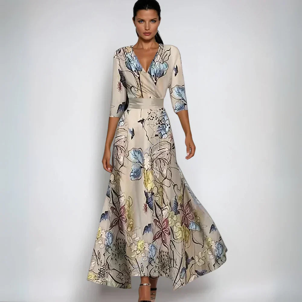 Emily | Robe portefeuille fleurie