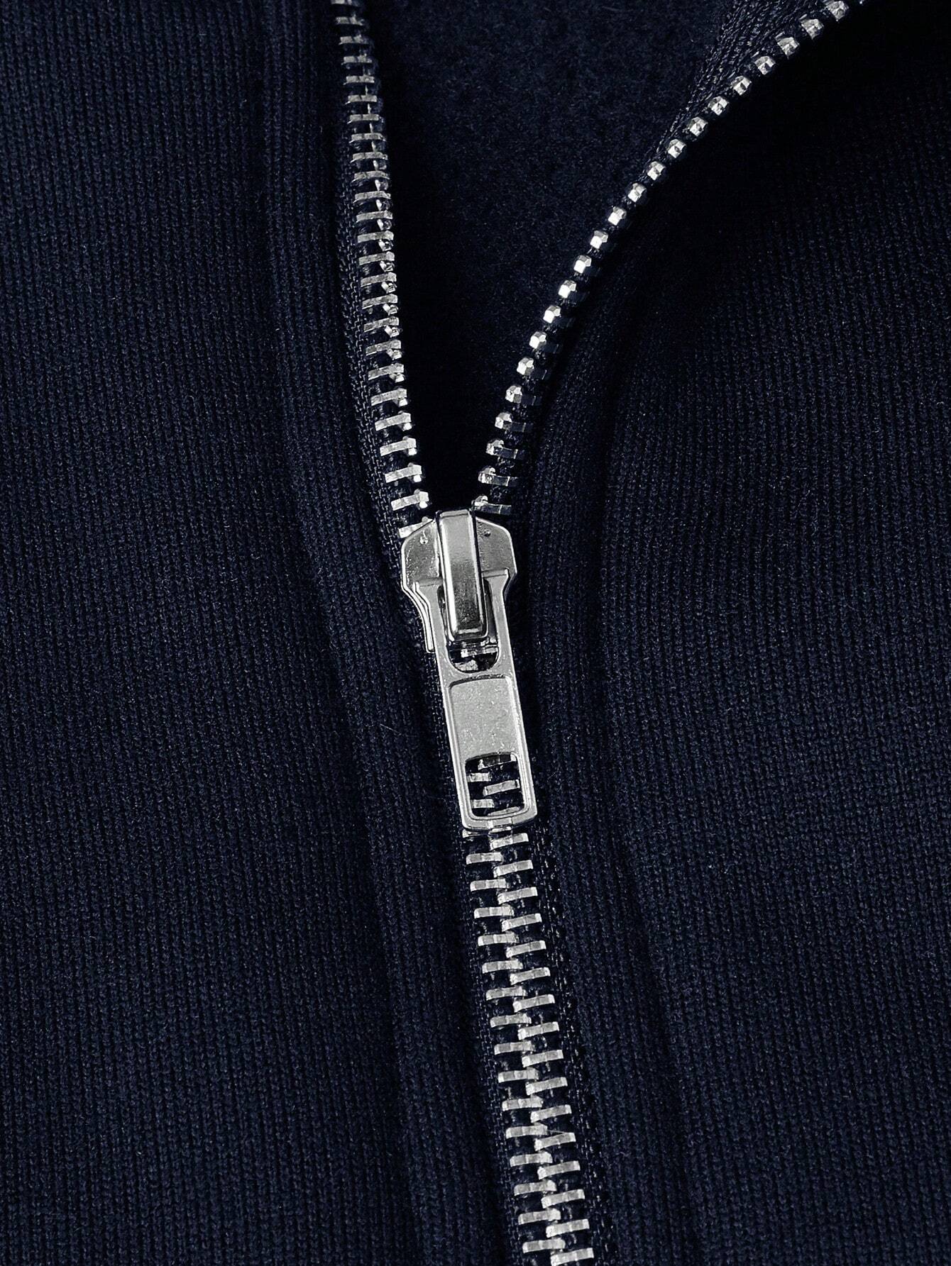 Abraham | Pull Décontracté à Demi-Zip