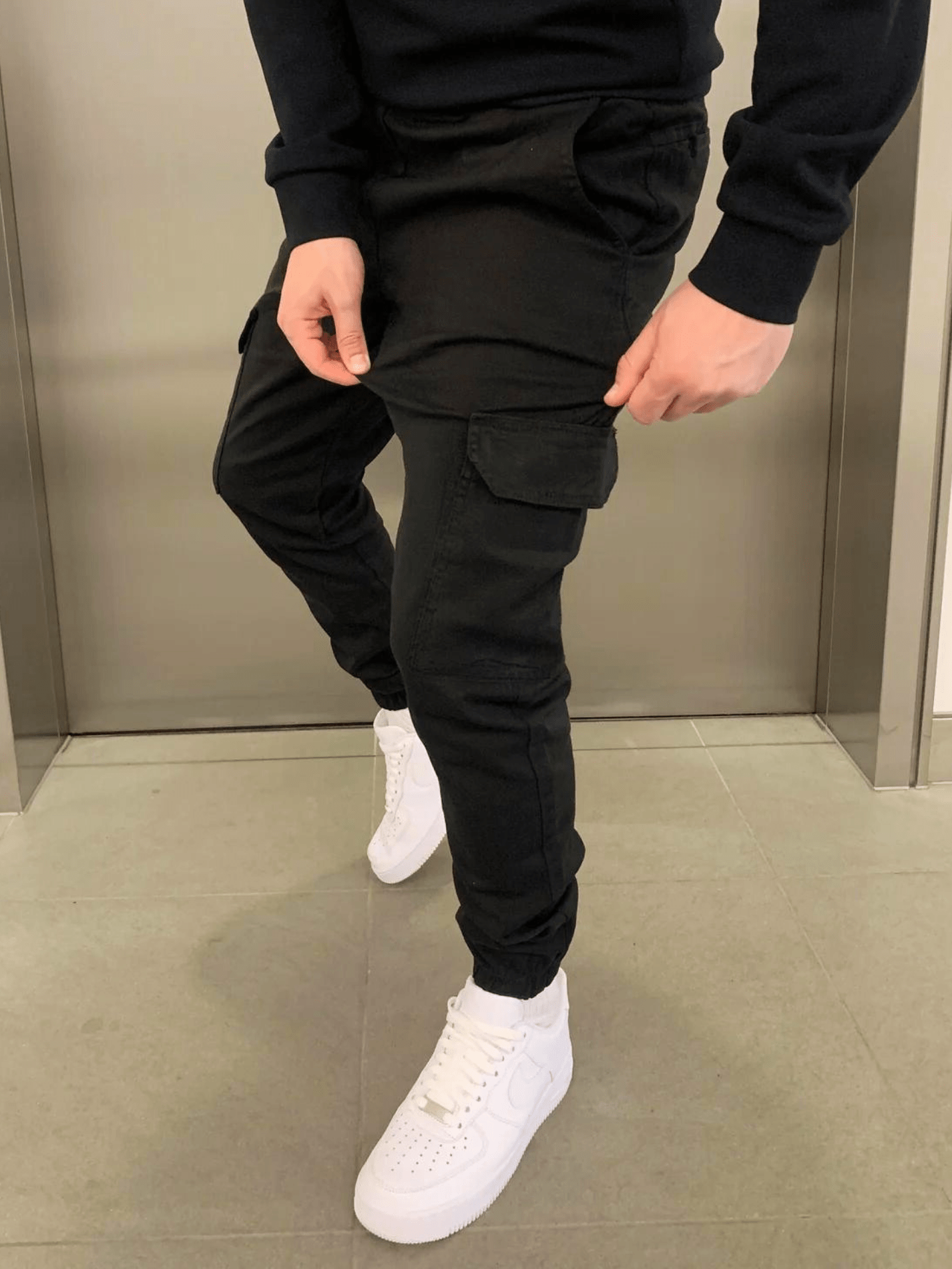 Julien | Jogging Cargo Coupe Ajustée 1+1 Gratuit