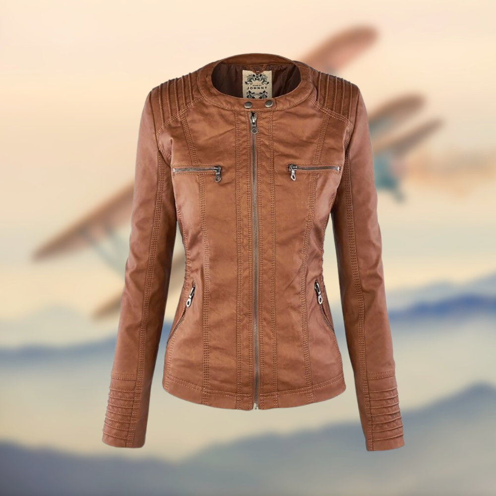 Karolina Jacket | Veste en cuir élégante et unique