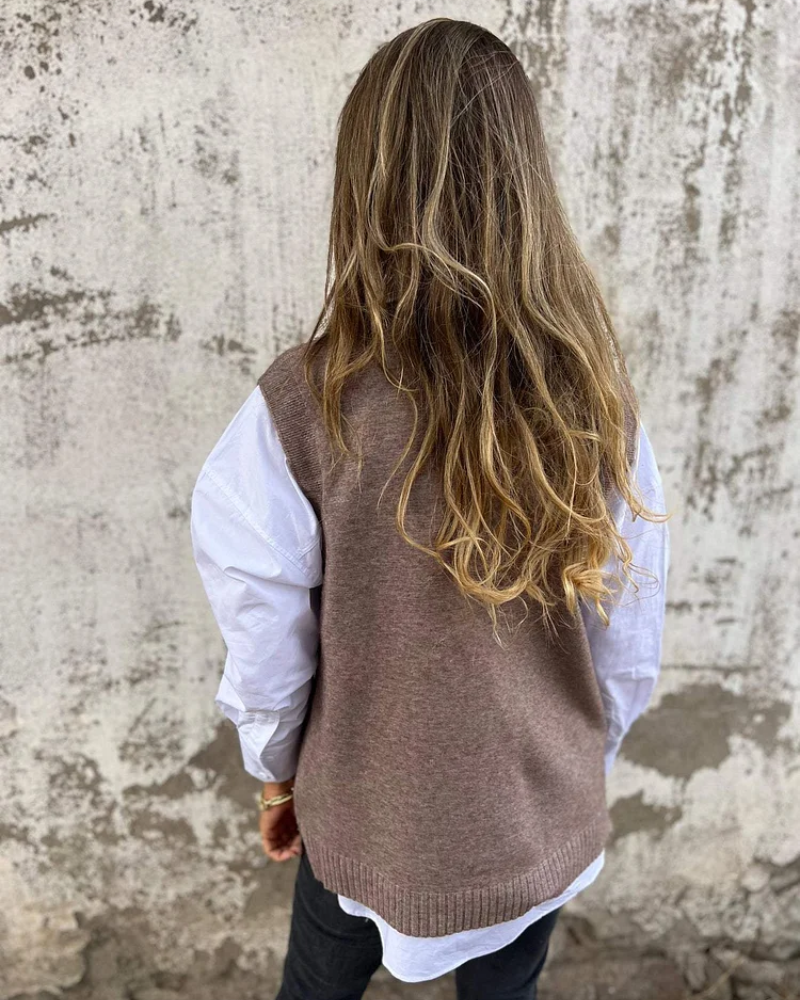 Nusa | Gilet en Maille Doux & Élégant