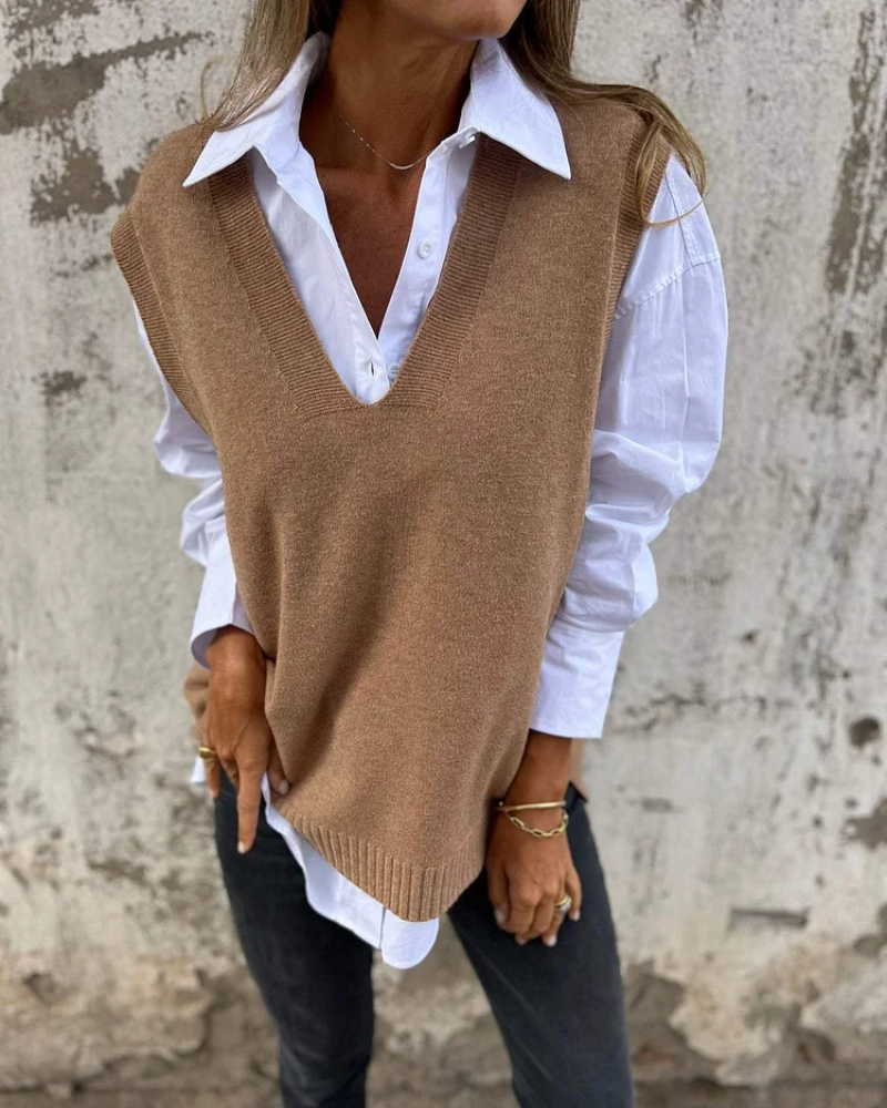 Nusa | Gilet en Maille Doux & Élégant