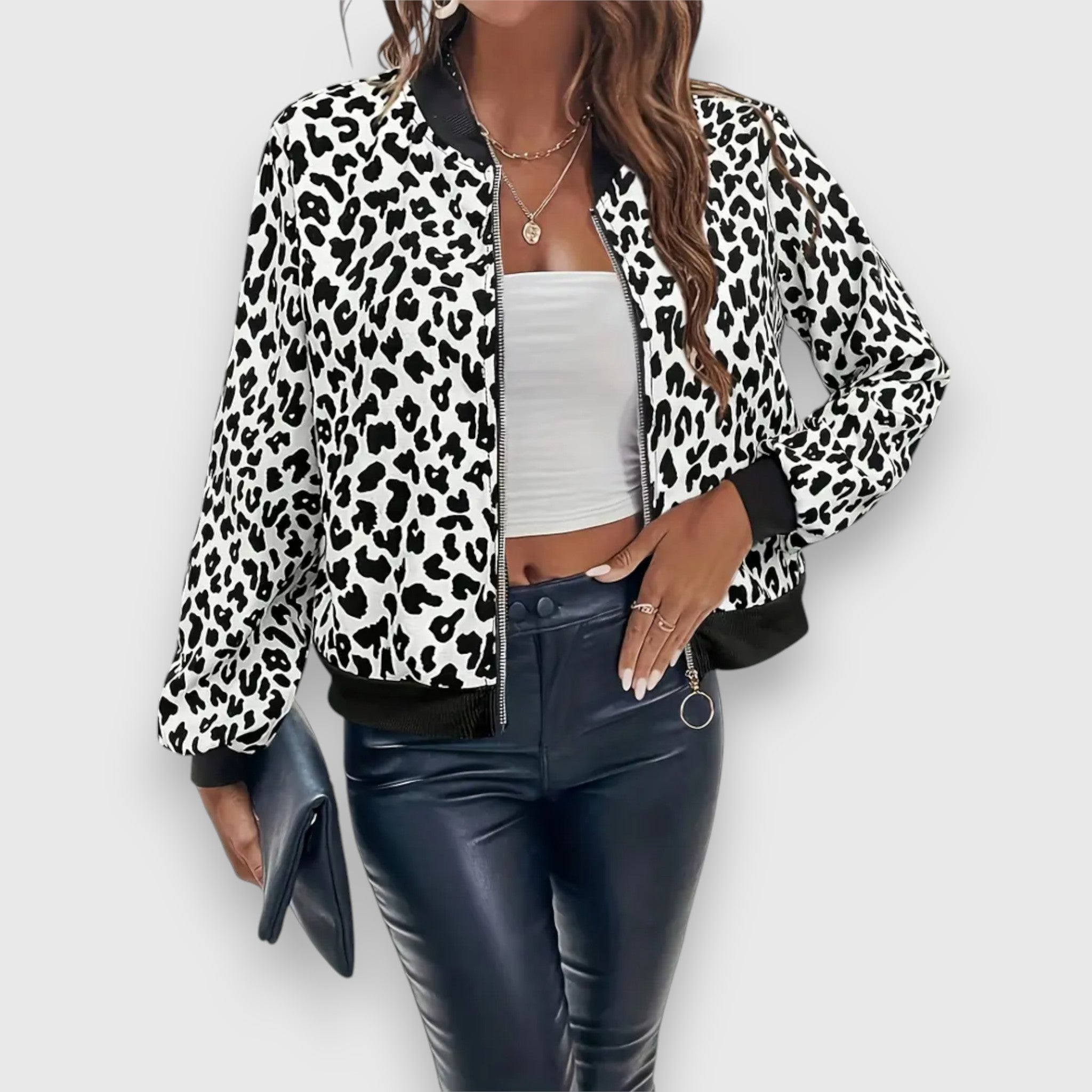 Noelia | Veste Imprimé Léopard Chic & Audacieuse