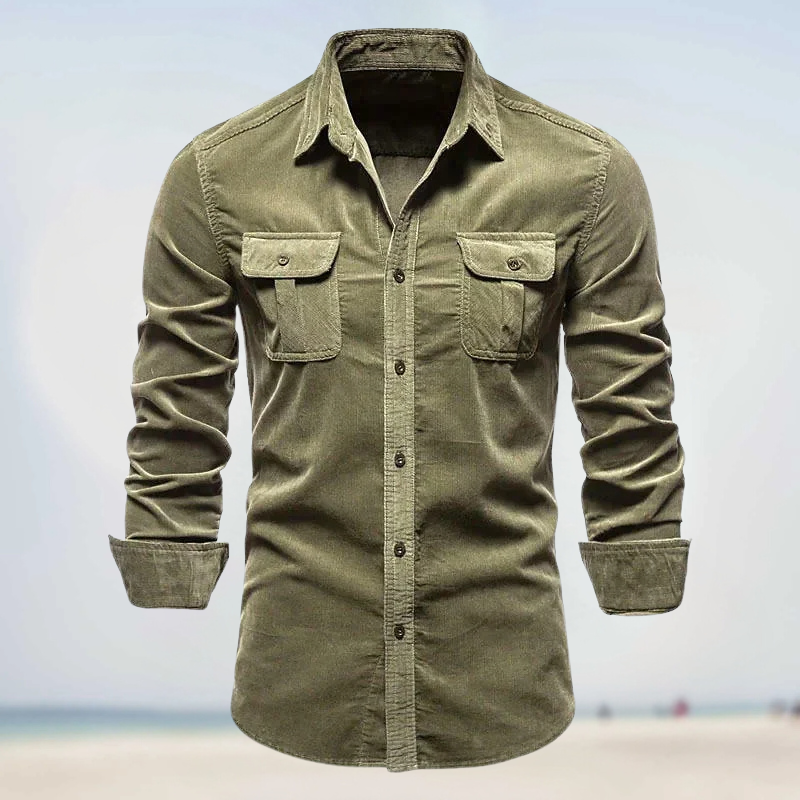 Folko | Veste d'Automne en Velours Côtelé de Coton