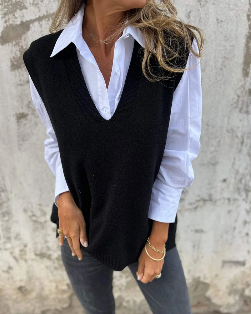 Nusa | Gilet en Maille Doux & Élégant