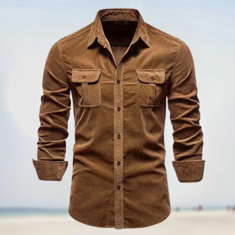 Folko | Veste d'Automne en Velours Côtelé de Coton