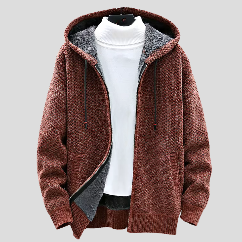 Oslo | Sweat à capuche tricoté