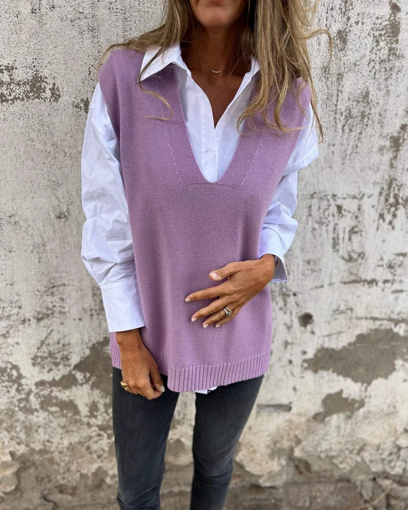 Nusa | Gilet en Maille Doux & Élégant
