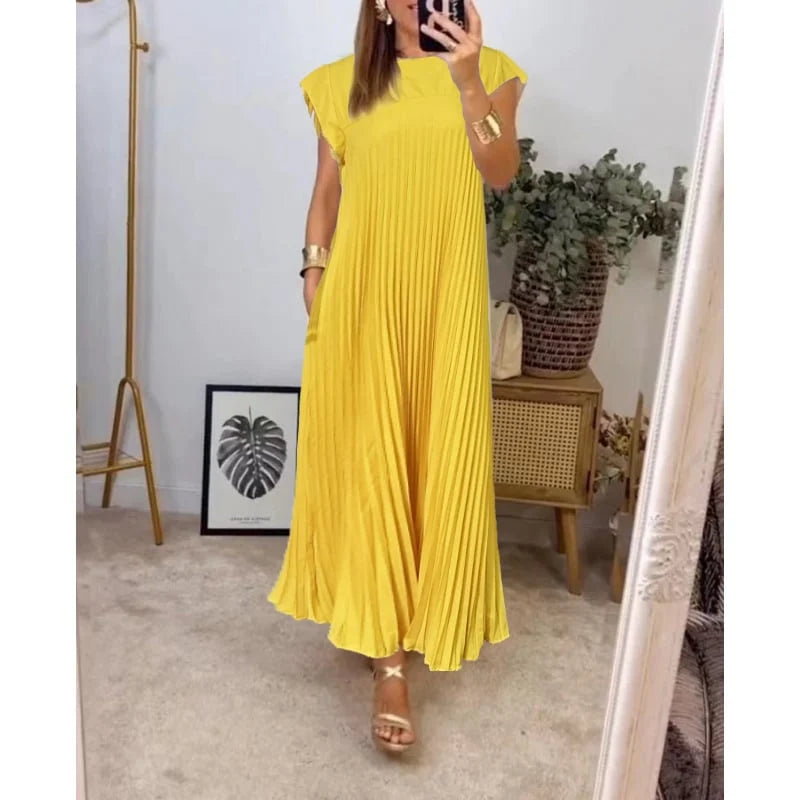 Aglaé | Robe Maxi Plissée