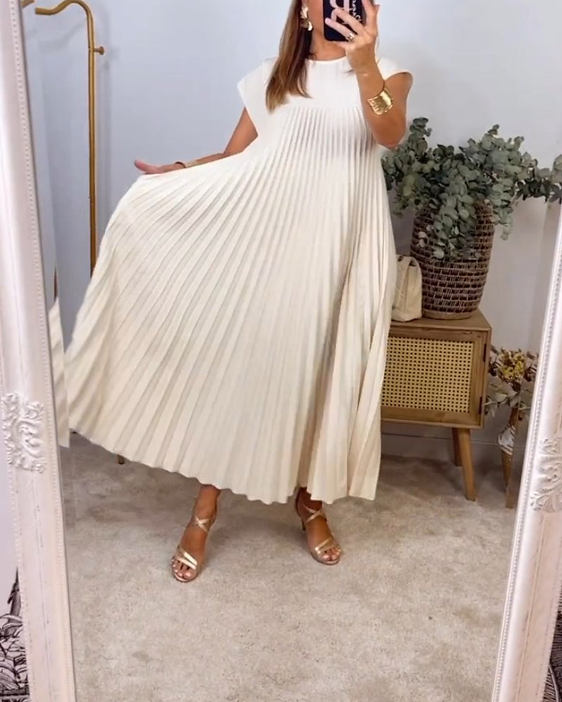 Aglaé | Robe Maxi Plissée