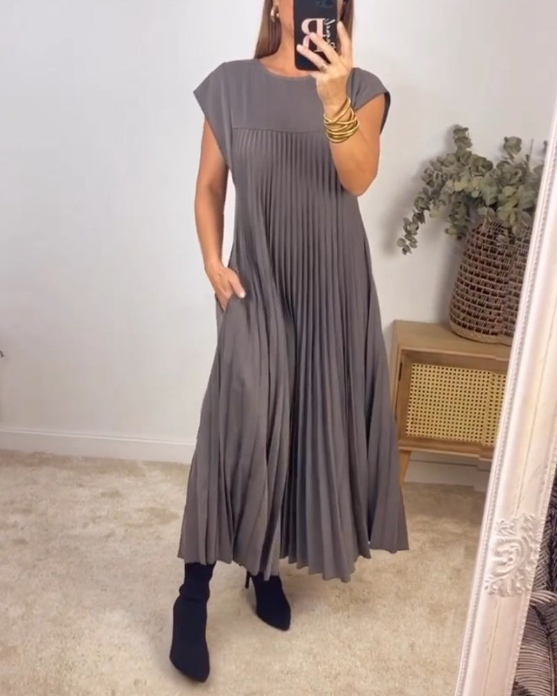 Aglaé | Robe Maxi Plissée