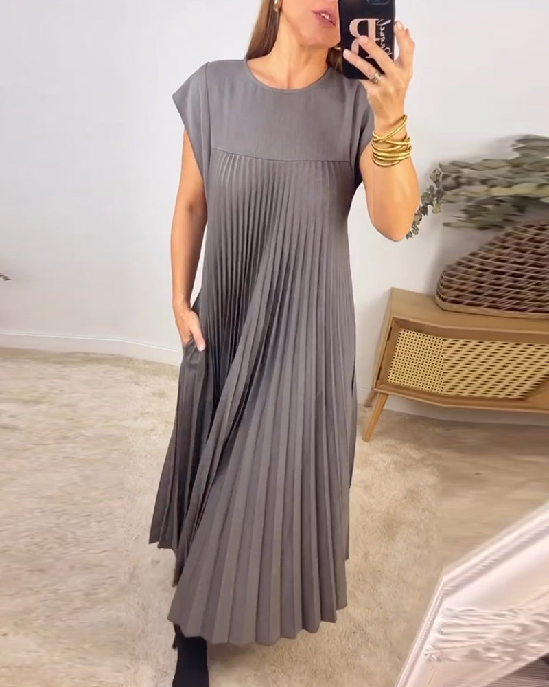 Aglaé | Robe Maxi Plissée
