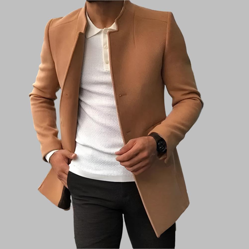 Bruno | Manteau Élégant en Laine pour Homme