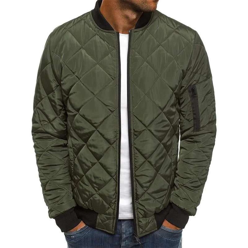 Dale | Veste Matelassée en Coton à Motif Losange