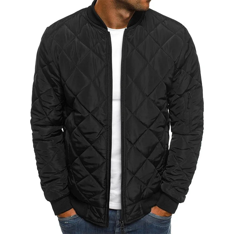 Dale | Veste Matelassée en Coton à Motif Losange