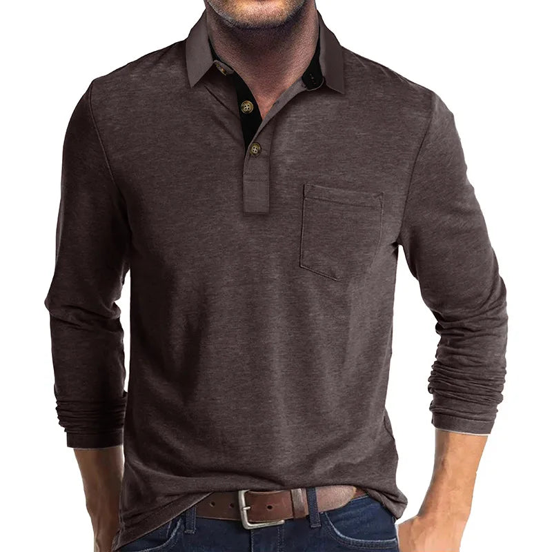 Jörg | T-shirt à manches longues uni
