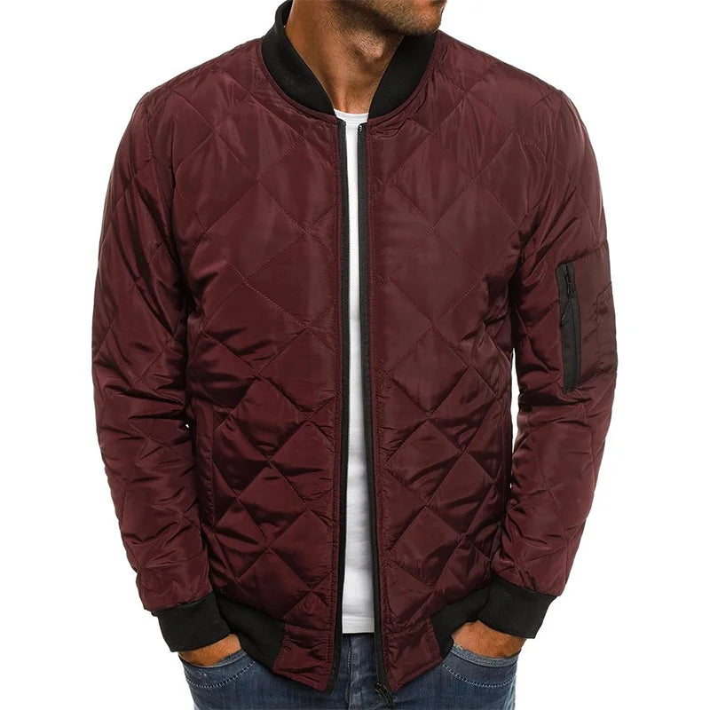 Dale | Veste Matelassée en Coton à Motif Losange