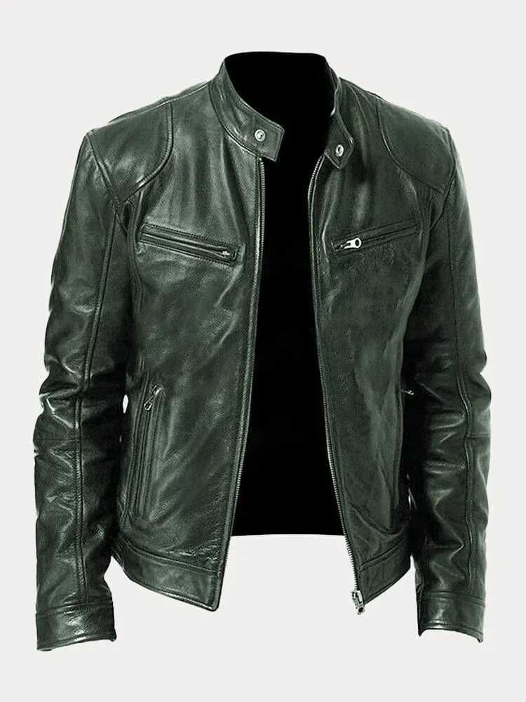 Aaron | Veste en Cuir Décontractée – Style Intemporel & Confort