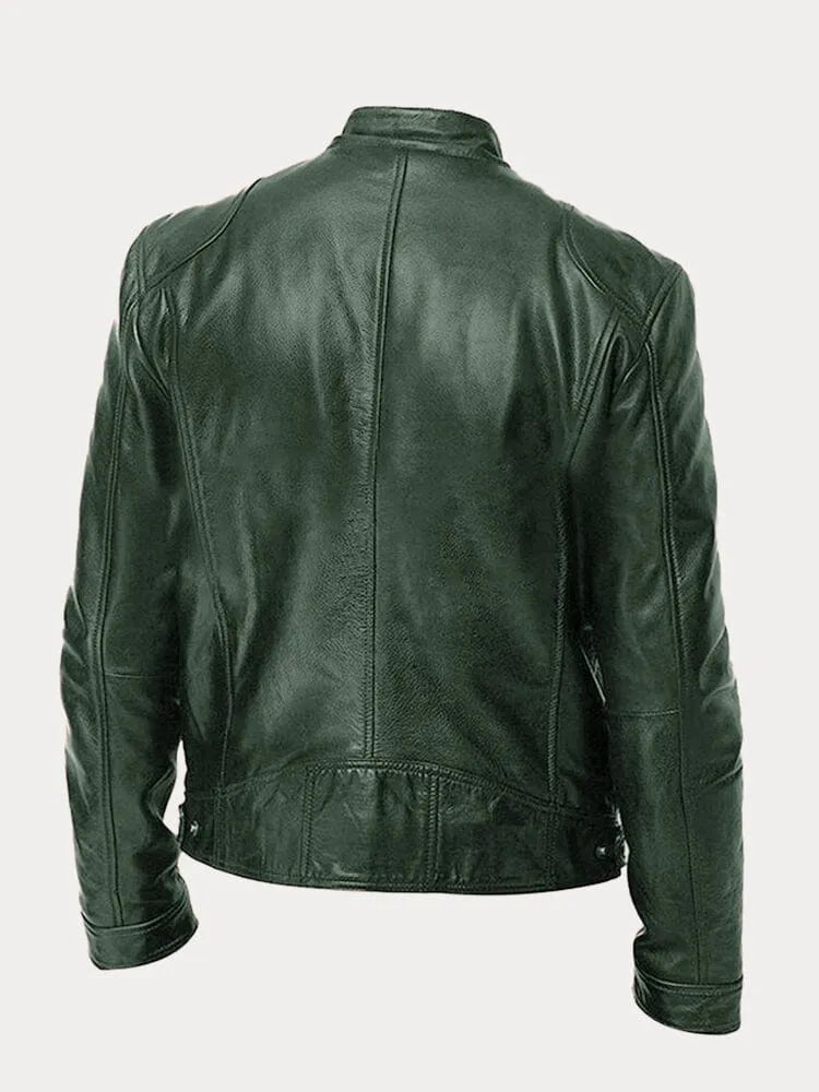 Aaron | Veste en Cuir Décontractée – Style Intemporel & Confort
