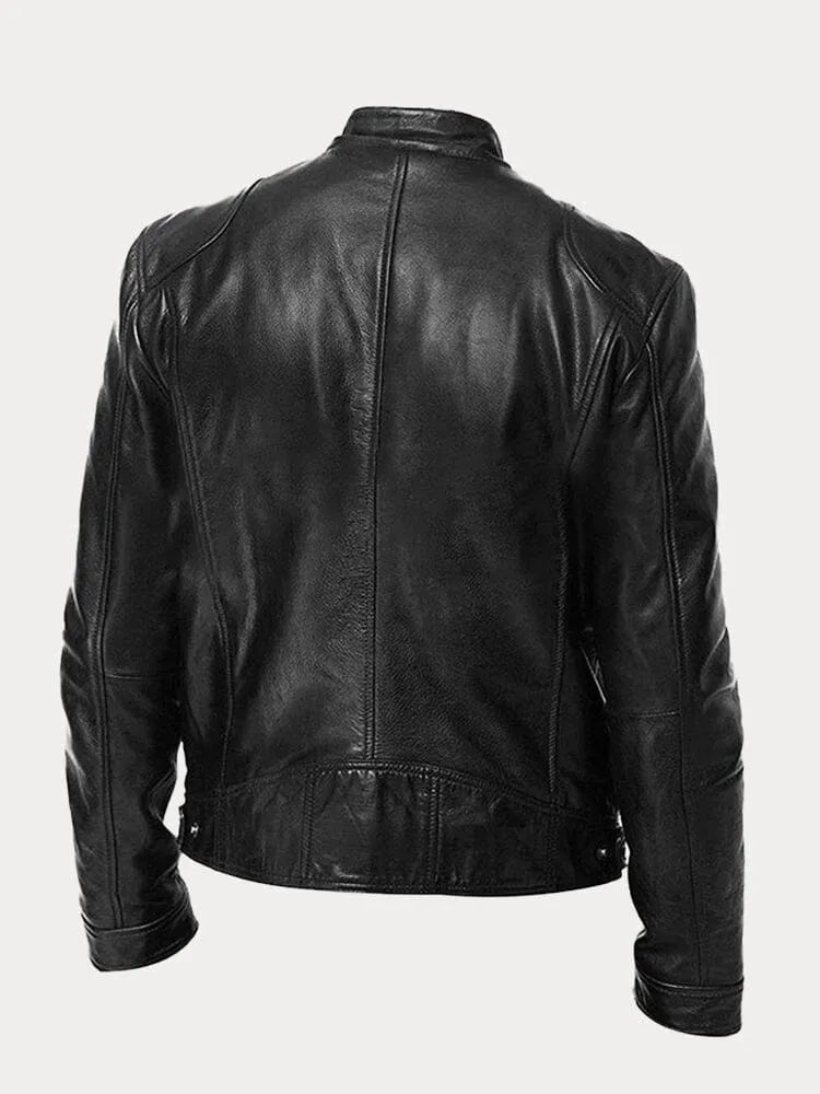 Aaron | Veste en Cuir Décontractée – Style Intemporel & Confort