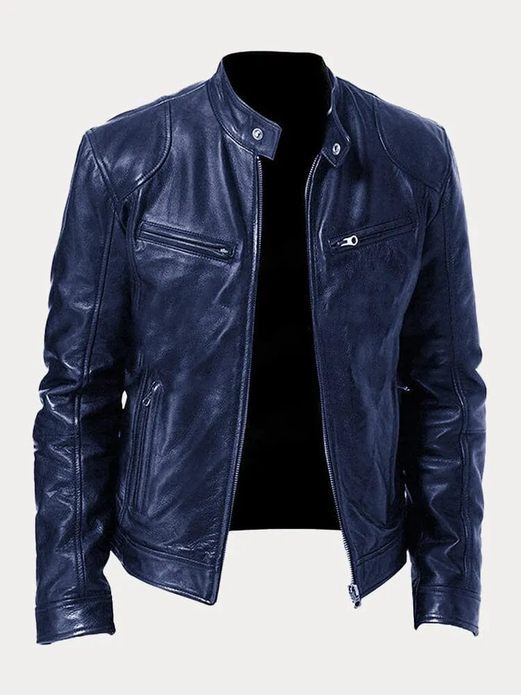 Aaron | Veste en Cuir Décontractée – Style Intemporel & Confort