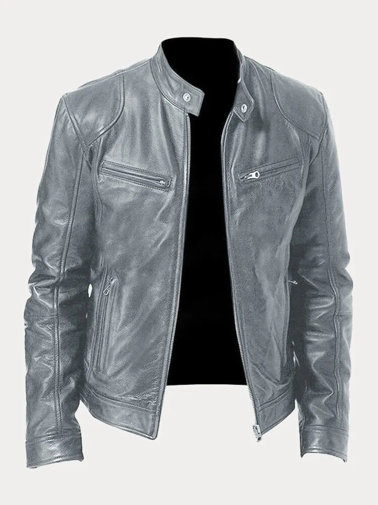 Aaron | Veste en Cuir Décontractée – Style Intemporel & Confort