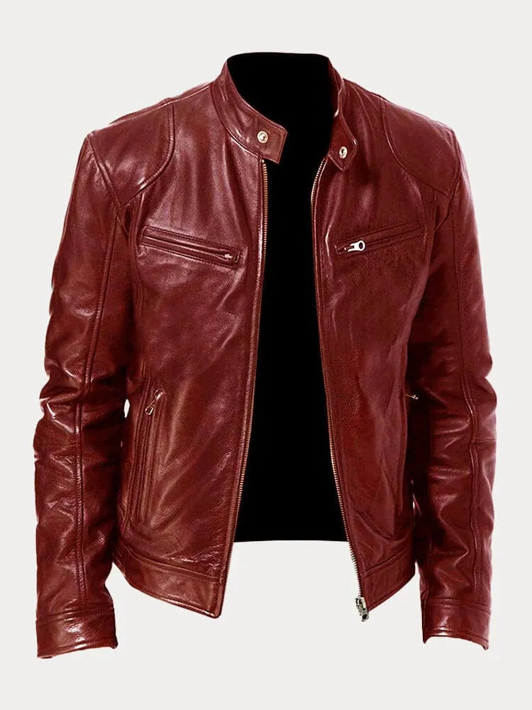 Aaron | Veste en Cuir Décontractée – Style Intemporel & Confort