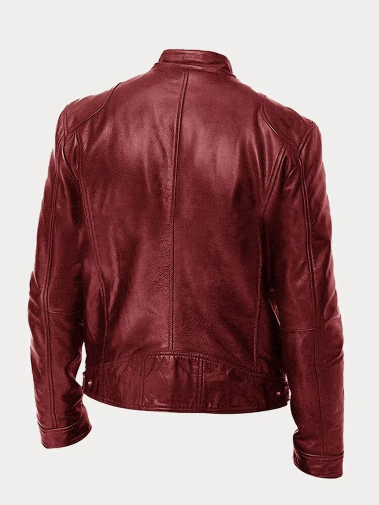 Aaron | Veste en Cuir Décontractée – Style Intemporel & Confort