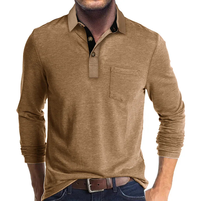 Jörg | T-shirt à manches longues uni