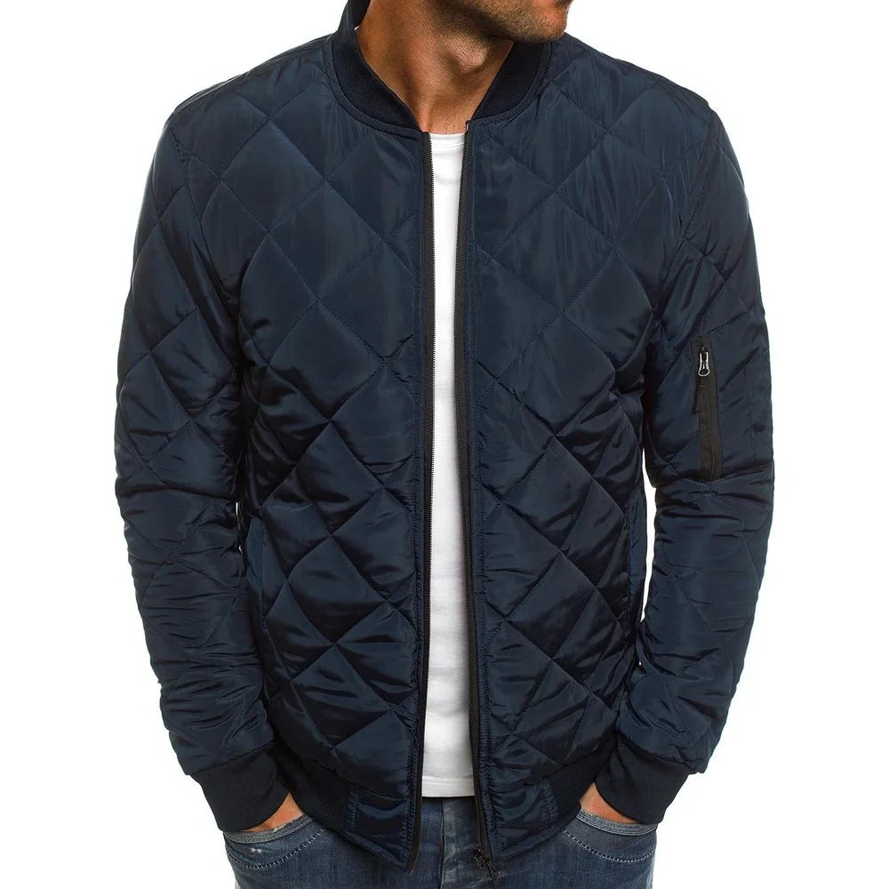 Dale | Veste Matelassée en Coton à Motif Losange