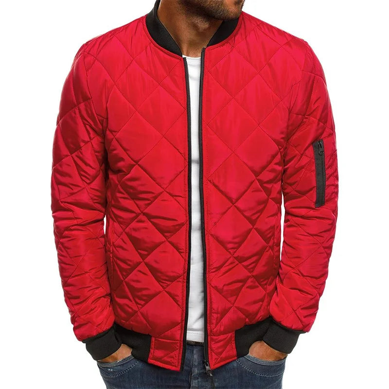 Dale | Veste Matelassée en Coton à Motif Losange