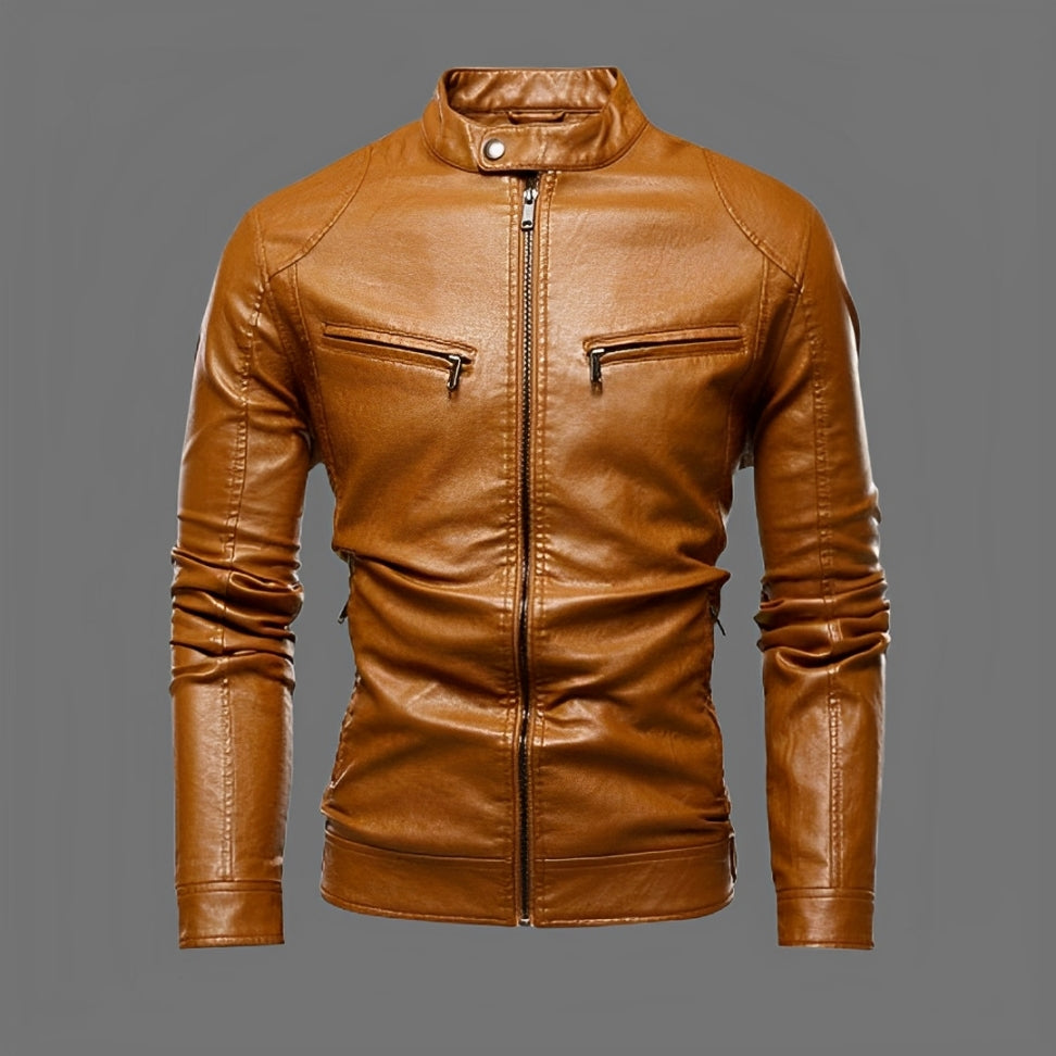 Sovrano | Veste en Cuir Authentique & Élégance Royale