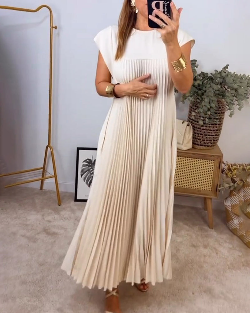 Aglaé | Robe Maxi Plissée