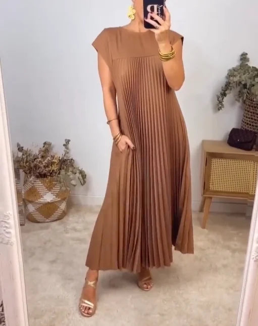 Aglaé | Robe Maxi Plissée