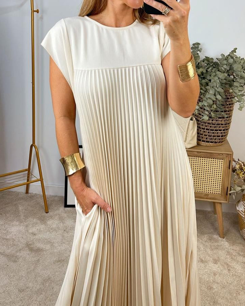 Aglaé | Robe Maxi Plissée