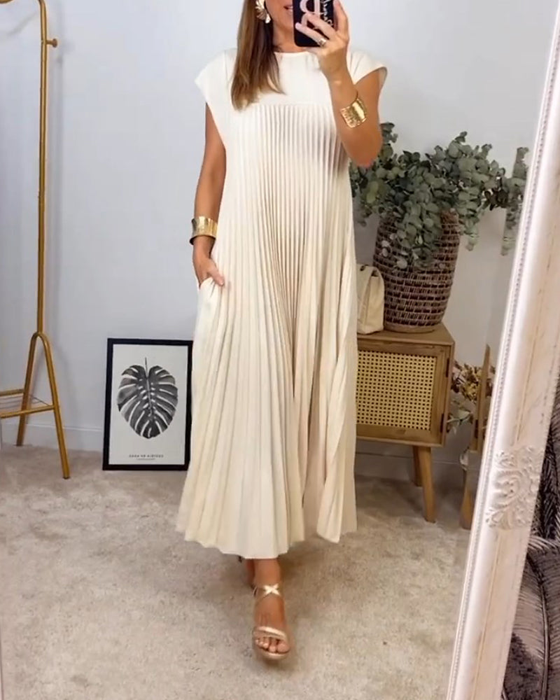 Aglaé | Robe Maxi Plissée