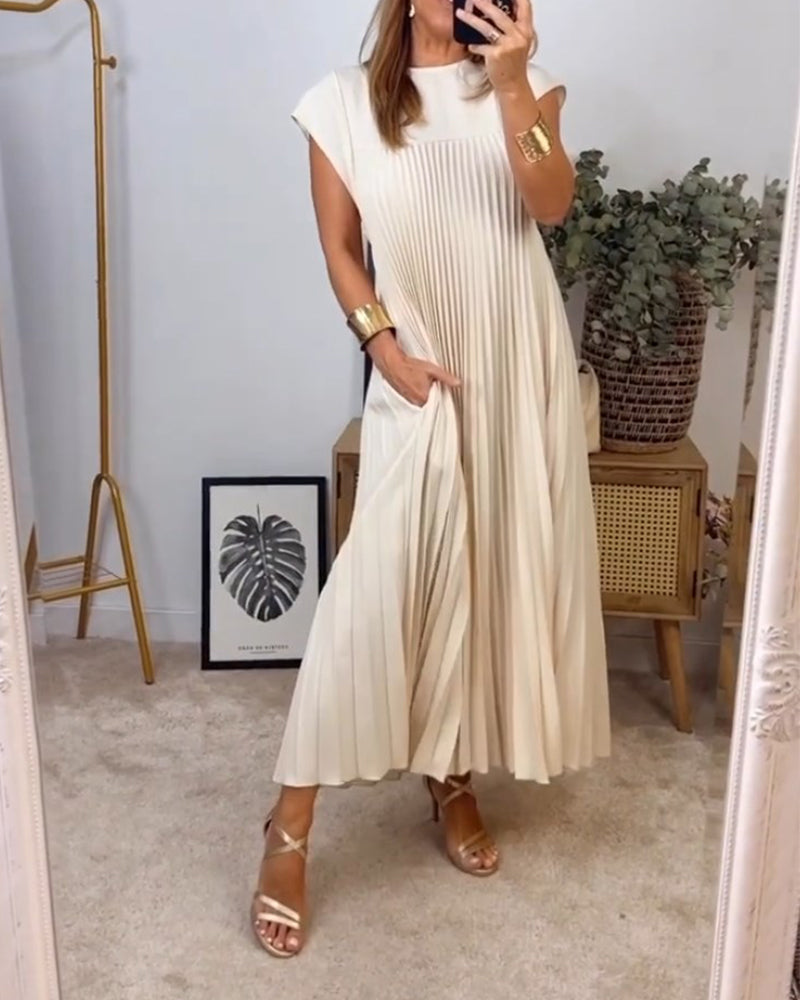 Aglaé | Robe Maxi Plissée