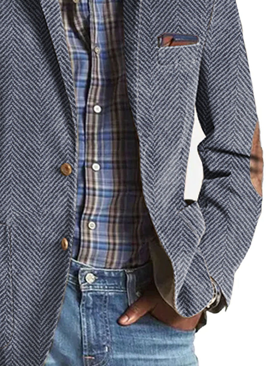 Elon | Blazer Décontracté Chevron