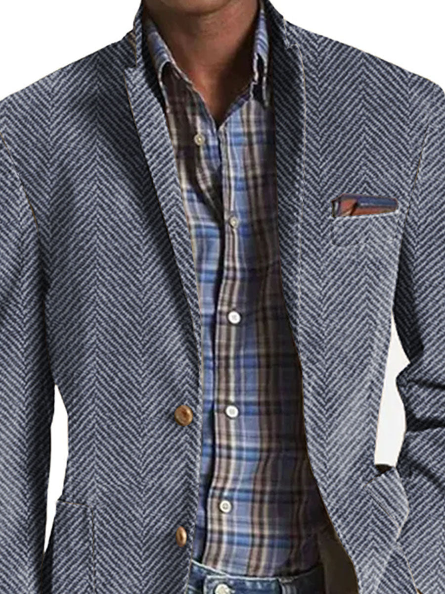 Elon | Blazer Décontracté Chevron