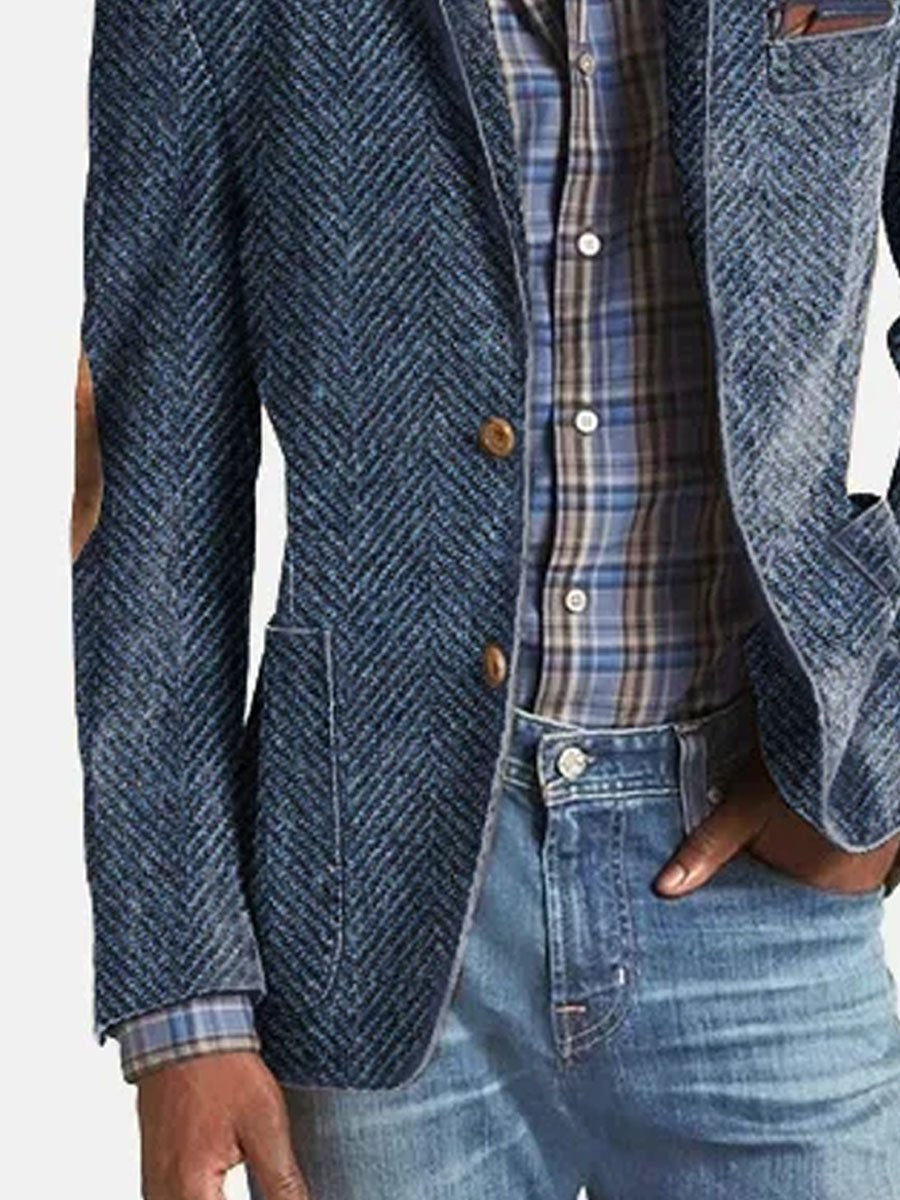 Elon | Blazer Décontracté Chevron
