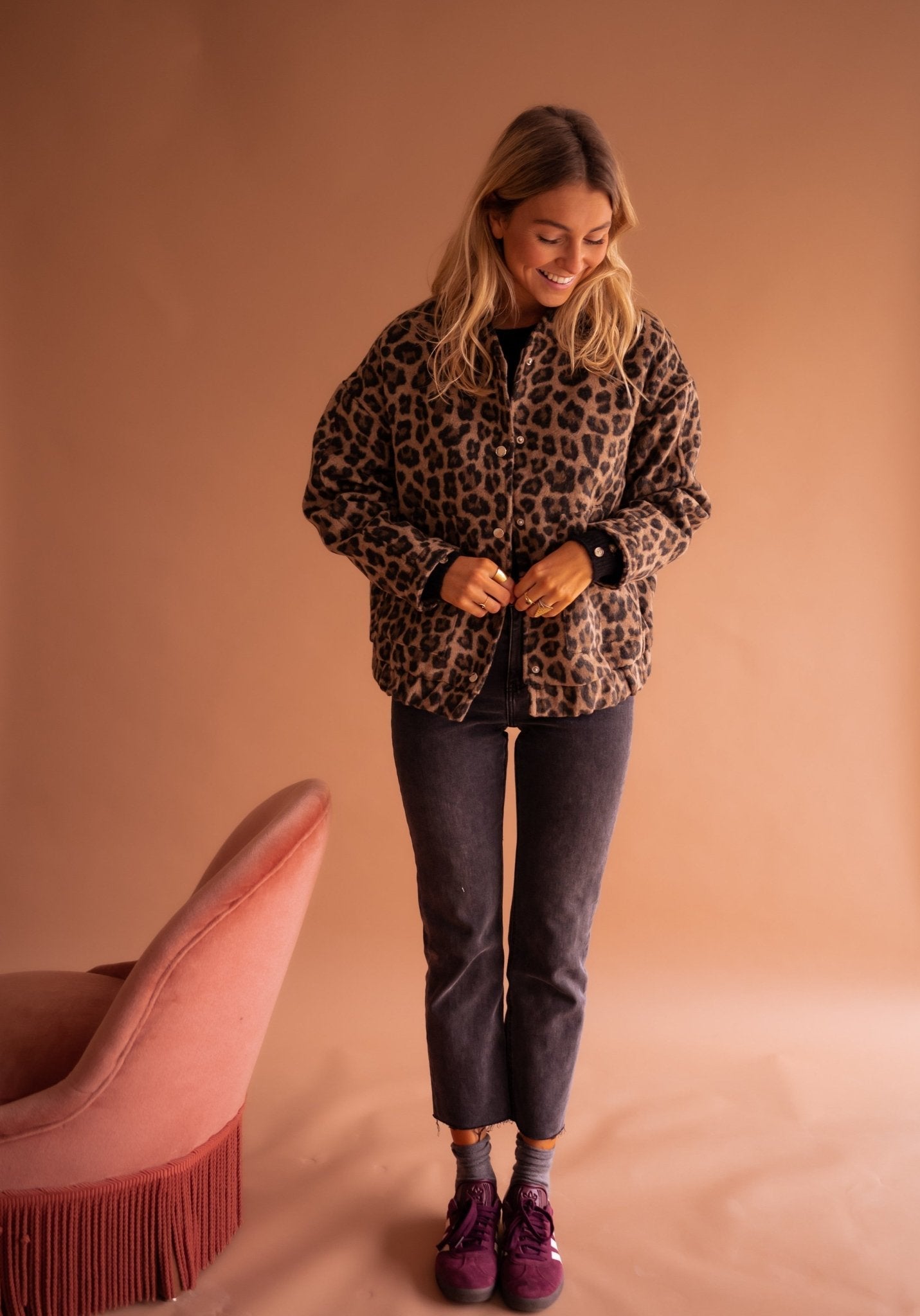 Luna | Veste tendance léopard