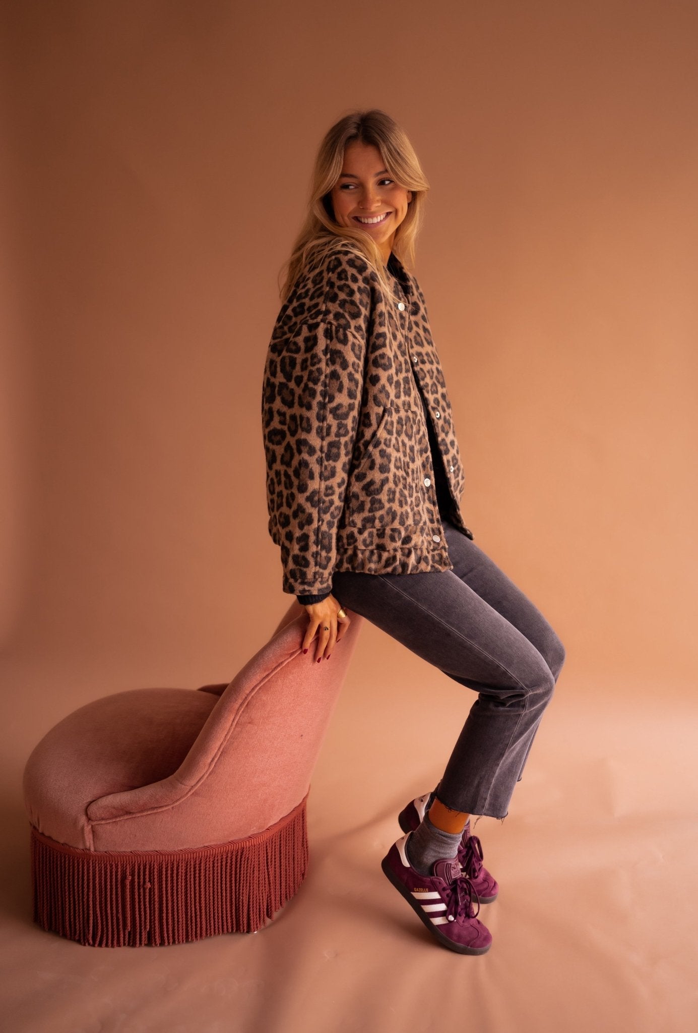 Luna | Veste tendance léopard
