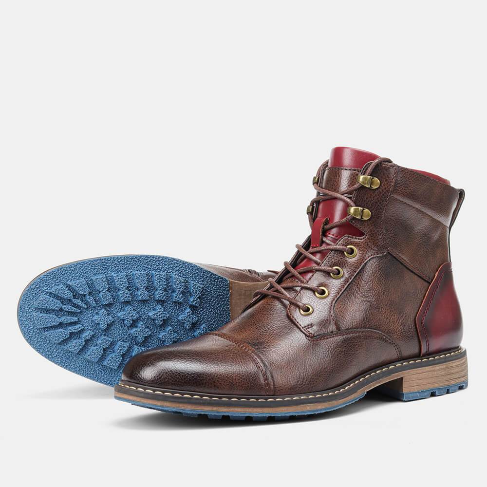 David | Bottes Oxford en Cuir Premium